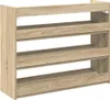 vidaXL Botník Sonoma dub 80x25x62 cm Materiál na bázi dřeva Náhled obrázku produktu 6