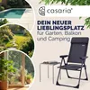 Casaria Set 2 Sedie da Giardino Pieghevoli Regolabili 7 Anteprima dell’immagine prodotto 2