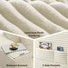 A collage of images showcasing the features of a sofa, including its material, armrest, and side pockets. Náhled obrázku produktu