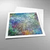 Poster - Poster ohne Rahmen - Abstraktion modern - 60x60 cm Produktbild-Vorschau 3
