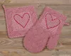 Portapentole country house premium a pois con cuore a Anteprima dell’immagine prodotto 3