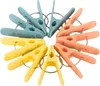 Mollette per abiti 18 pezzi plastica infradito forte Anteprima dell’immagine prodotto 7