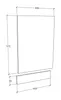 VCM Frontblende | Küchenmöbel | Breite 45 cm | Spülmaschine Produktbild-Vorschau 2
