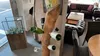 Weinständer Flaschenständer 180 cm Teakholz massiv Produktbild-Vorschau 2
