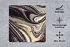 MuchoWow® Mauspad Mousepad Marmoroptik - Schwarz - Gold - Produktbild-Vorschau 2