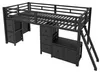 Letto a soppalco Merax, 90x200 cm, letto per bambini con 7 Anteprima dell’immagine prodotto 8