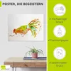 ARTland Poster Hahn Größe: 40x30 cm Produktbild-Vorschau 2