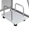 vidaXL Počítačový stôl biely 110x52x88,5 cm odvodený Náhľad obrázku produktu 3