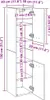vidaXL Koupelnová skříňka bílá 30x30x130 cm Dřevěný Náhled obrázku produktu 8
