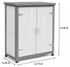 Mucola Geräteschrank Gerätehaus Gartenschuppen Schrank Produktbild-Vorschau 3