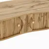 Merax Erbsenförmiger Couchtisch mit Stauraum, Rillenoptik, Produktbild-Vorschau 7