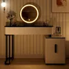 WOLTU Schminktisch mit LED, Glasplatte,  Seitenschrank, Produktbild-Vorschau 10