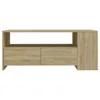 A light brown wooden TV stand with two drawers and an open shelf. Náhled obrázku produktu
