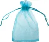 Organzasäckchen 13 x 18 cm, Türkis, 100 Stück Produktbild-Vorschau 2