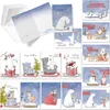 Weihnachtskarten mit Umschlag Set - 15 witzig schöne Produktbild-Vorschau 1