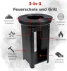alpina 3-in-1 Feuerstelle und Grillplatte - Gartenkamin 61 Produktbild-Vorschau 2