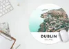 MuchoWow® Mauspad Mousepad Dublin - Irland - Häuser 40x40 Produktbild-Vorschau 6