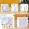 Neuheit weißer Quadrat 60 Minuten Mechanische Timer Produktbild-Vorschau 1