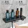 AURALUM Verchromte Wasserfall-Duscharmatur, Duschstange mit Produktbild-Vorschau 3