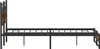 vidaXL Bettgestell ohne Matratze Räuchereiche 140x200 cm Produktbild-Vorschau 6