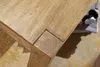 Stolik kawowy FineBuy z litego drewna akacjowego 110 cm · Podgląd zdjęcia produktu 3