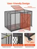 VEVOR Hundekäfig Hochbelastbar 1626x837x1037 mm, Hundebox Produktbild-Vorschau 6