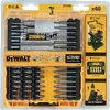 A DeWalt screwdriver bit set packaged in its original plastic casing. Produktbild-Vorschau