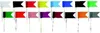 ALCO Markierungsfahne 712 18x10x24mm rot 20 St./Pack. Produktbild-Vorschau 1
