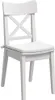 vidaXL Sitzkissen 4 Stück Weiß 40 x 40 x 3 cm Stoff Produktbild-Vorschau 3
