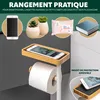 eluno Garniture de WC sur pied 4en1, brosse de WC, Voir les images du produit 3