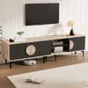 A modern living room scene featuring a TV stand with a television mounted above it. Anteprima dell’immagine prodotto