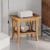vidaXL Koupelnový stolek 50x35x45 cm teakový masiv Náhled obrázku produktu 2