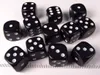 Chessex 25608, Würfelsatz, Schwarz, Weiß, Unisex, Produktbild-Vorschau 1