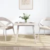 Piano Tavolo Bianco 70x70x2,5cm Legno Massello di Pino Anteprima dell’immagine prodotto 1