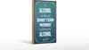 Holzschild Spruch 12x18cm if Alcohol can damage short term Produktbild-Vorschau 2