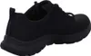 A side view of a black Skechers sneaker. Voir les images du produit