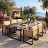 Flieks Gartenlounge-Set Gartenmöbelset 6 Personen, Rattan Produktbild-Vorschau 3