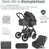 BRONEA® EXQUISE 2.0 Kombi-Kinderwagen 3-in-1 mit MATRATZE & Produktbild-Vorschau 9