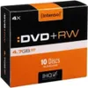 Intenso DVD+RW Rohlinge, 4,7GB, 10er Slim Case Produktbild-Vorschau 3