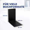 Westcott Buchstütze E-10244 00 90x140x140mm schwarz 2 St. Anteprima dell’immagine prodotto 5