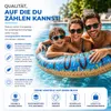 Opblaasbare donut-zwemring, diameter 120 cm – Zwemring voor Productafbeelding-voorbeeld 5