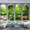 Vlies Fototapete - Pillars and Forest 150x105 cm Produktbild-Vorschau 2