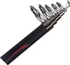 A close-up view of the handle and guides of a fishing rod. Produktbild-Vorschau