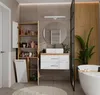 NEL 1K DK Badmeubel met wasmand, eikenhout Artisan / wit Productafbeelding-voorbeeld 3