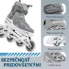 Inline korčule Blackwheels Flex Pro sivé kolieskové korčule Náhľad obrázku produktu 3