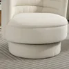 HOMCOM Draaibare fauteuil met kussens, loungefauteuil met Productafbeelding-voorbeeld 9