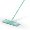 A mint-colored mop with a light purple cleaning pad, shown against a white background. Produktbild-Vorschau