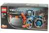 The image shows the retail packaging of a LEGO Technic Dozer Compactor set. Produktbild-Vorschau