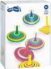 Dřevěný spinning top pruhovaný Náhled obrázku produktu 2
