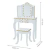 Schminktisch mit Hocker - Dots Gold Produktbild-Vorschau 6